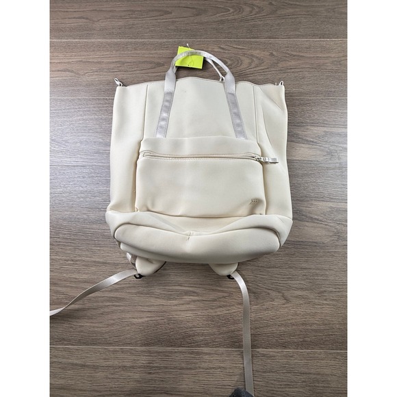 all in motion Handbags - All in Motion Neoprene Tote Backpack Cream Off White Laptop Sleeve Athletic NWT